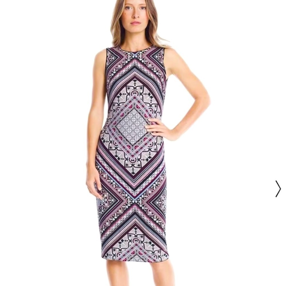 White House Black Market | Mandala Print Sheath Dress